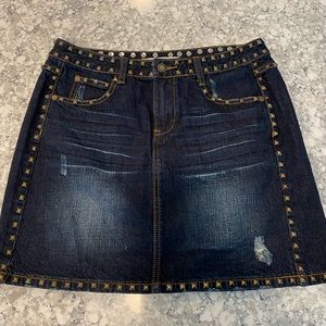 stetson denim skirt